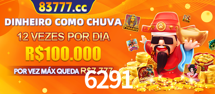 Banner do programa de recompensas Recomende para amigos do 6291, detalhando os bônus por convidar amigos, com prêmios que chegam a R$288.888.